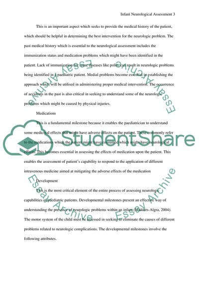 The Neurological Assessment of the Infant