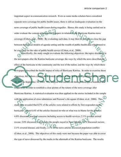 Comparison of Articles by Kavussanu and Burgard, Brand, and House