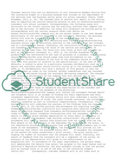 Develop customer service plan