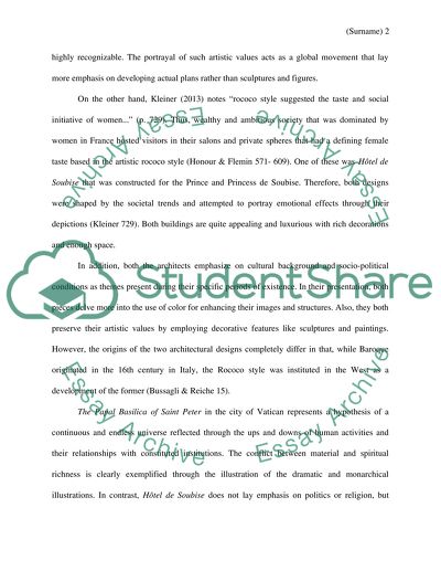 Significant works of art