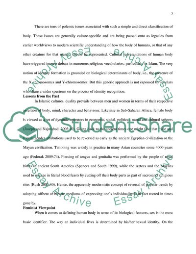 The Participation of Bodies in Gender Discourses