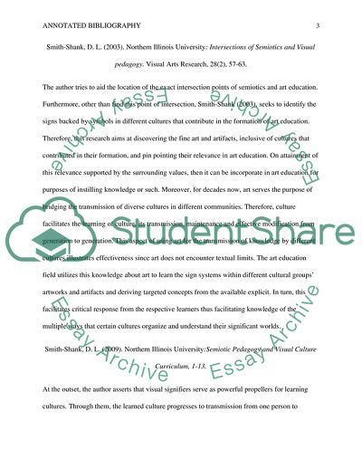 Summary of Articles Concerning Semiotic Pedagogy