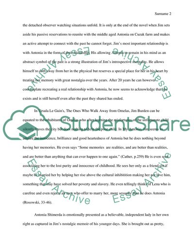 My Antonia by Willa Cather