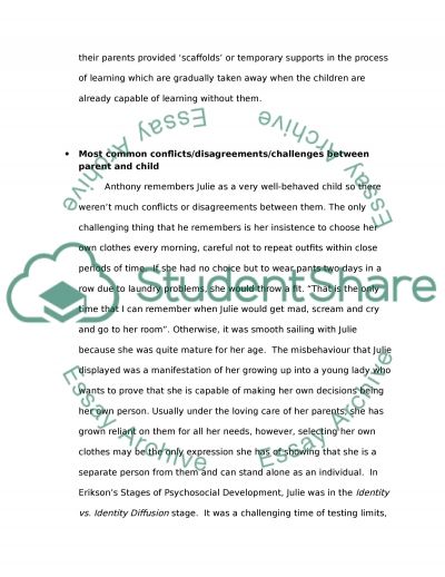 Relationship between mother and child essay
