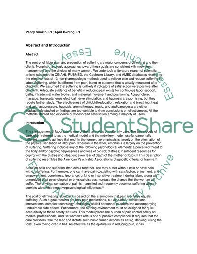 Music Therapy in obstertic patient