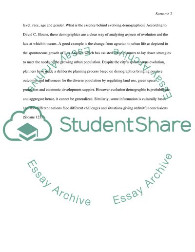 Chapter 3 : Evolving Demographics