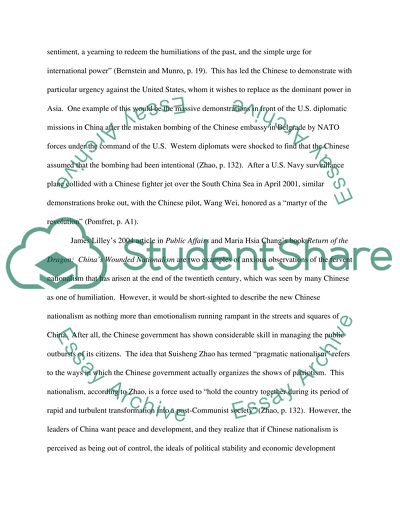 The Many Features of Chinese Nationalism