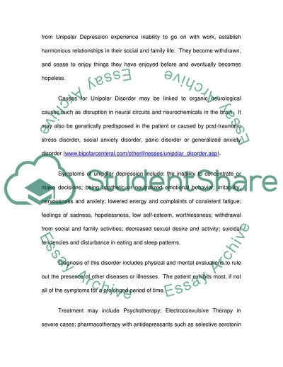 Reviewing Some Depressive Disorders