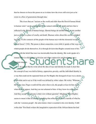 Comparison and Contrast of Two Poems Written by Langston Hughes