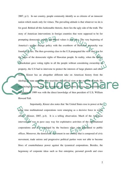 The contemporary history of United States