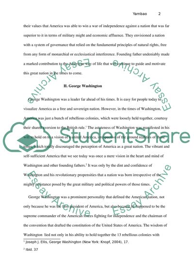 Consequential Contribution of Founding Fathers to America