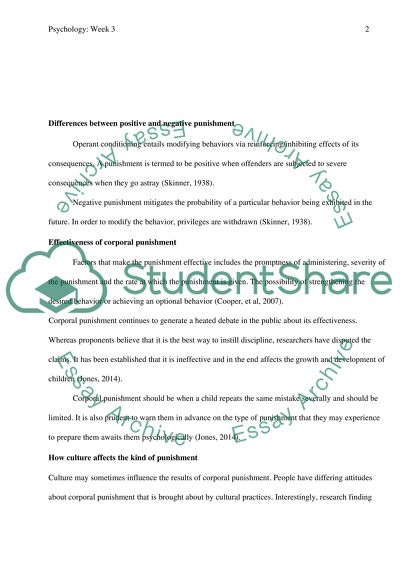 Positive and Negative Punishment
