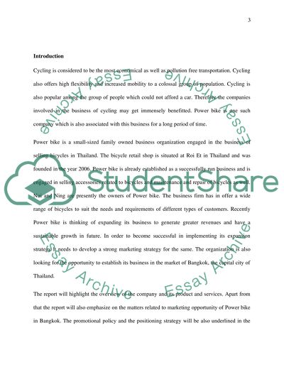 The Benefits of Cycling: A Marketing Opportunity for Powerbike in Thailand