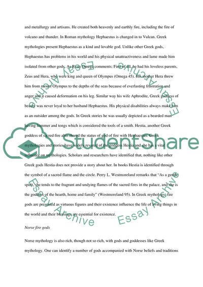 Fire Gods in Greek, Hawaiian, and Norse Mythologies