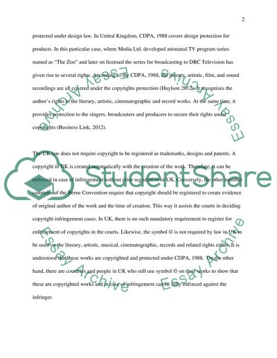 Intellectual Property Rights Infringement of TV Productions