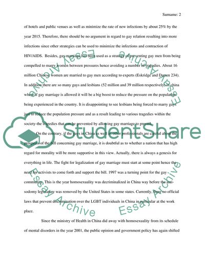 Gay Marriage in China