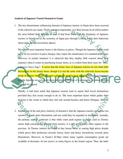 Economics and Tourism Development