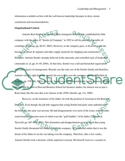 Leadership and Management Dynamics