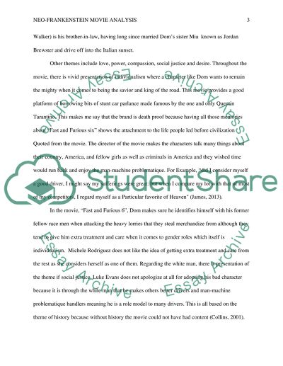 Neo-Frankenstein movie analysis-NOT MOVIE REVIEW OR SYNOPSIS OF IT