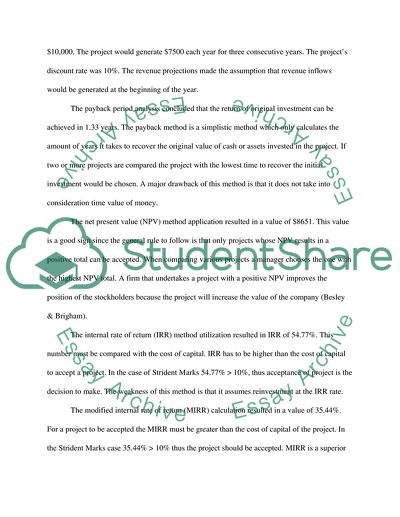 Financial Management Principles