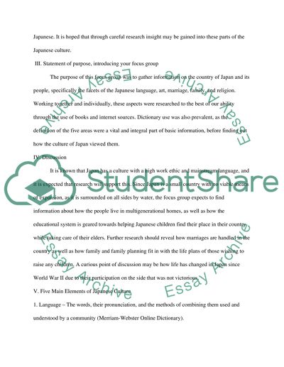 OUTLINE ON THE JAPANESE PEOPLE