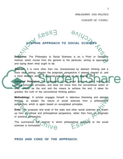 Is Concept Of Social Science Inherently Utopian