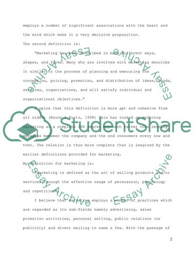 Phenomenon of Marketing