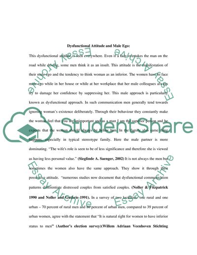 Is Dysfunctional Communication Harmful