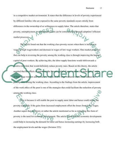 What Do Poverty Rates Depend on