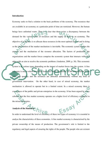 Advantages Of Various Types Of Economic Systems