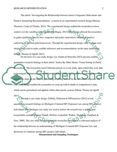 Research Differentiatin