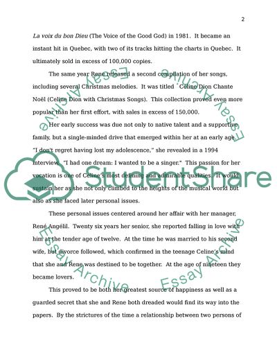 The Mark of the Greatness of Celine Dion: Courage and Devotion