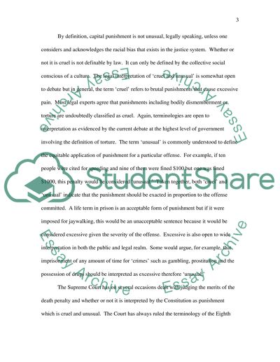 Death Penalty Position