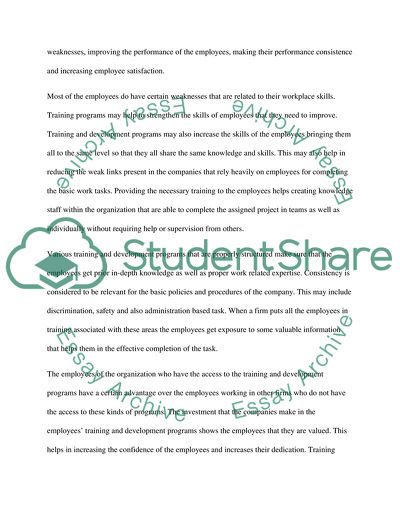 Importance of Employee Training and Development in the Workplace