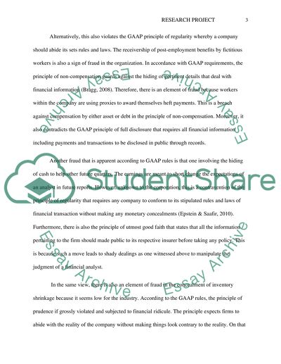 Generally Accepted Accounting Principles