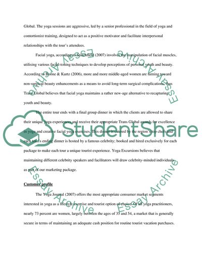 Trans Global Holidays Niche Product - Yoga and Facial Yoga Excursions