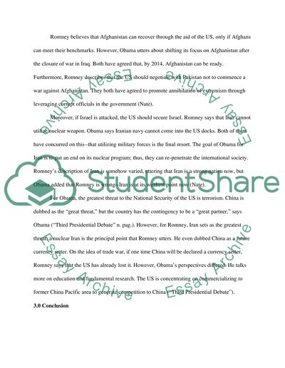 Debates of Romney and Obama