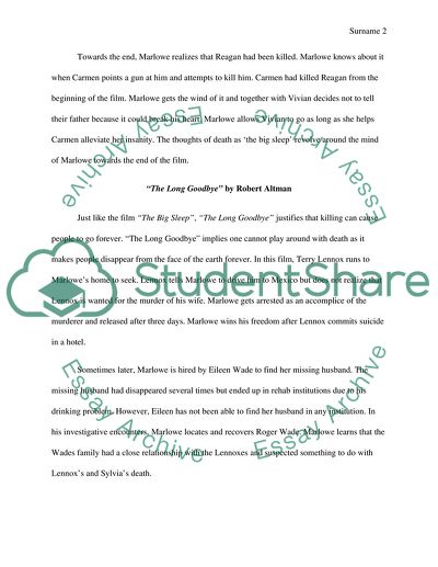 The Big Sleep by Howard Hawks