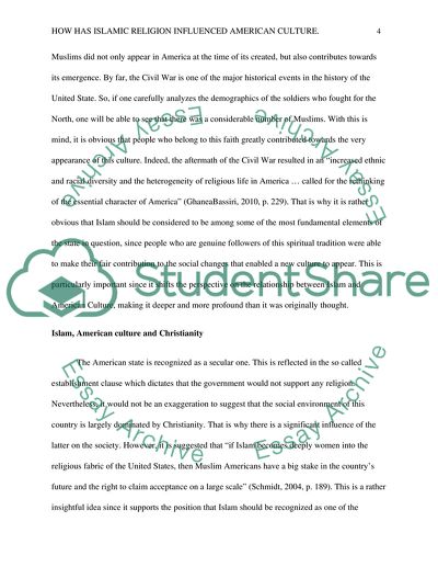 How has Islamic Religion Influenced American Culture