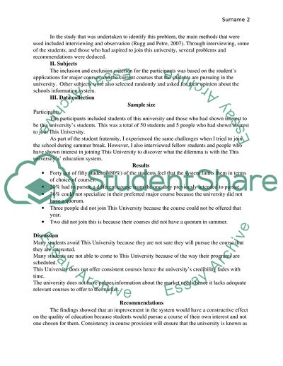 New Systems of Education at the University