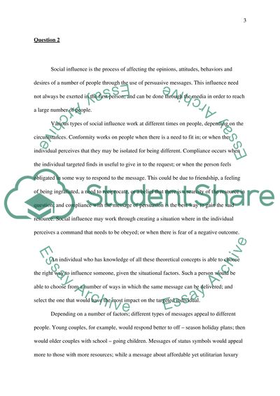 Applying Social Influence Theories