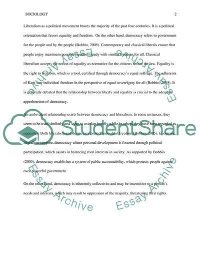 Relationship between Positive Freedom and Democracy