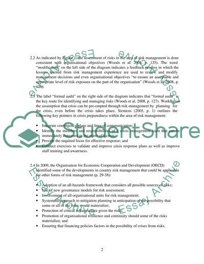 How does the Practice of Crisis Management Differ from Risk Management