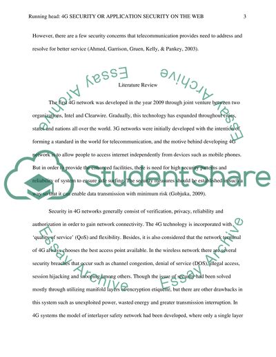 4G Security or Application Security on the Web