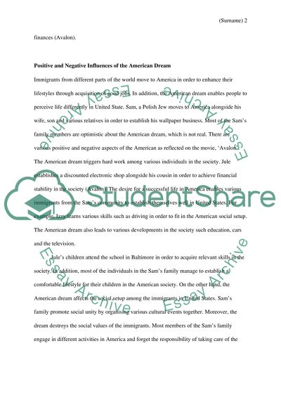 Analytical Brief : movie: Avalon TriStar pictures 1982