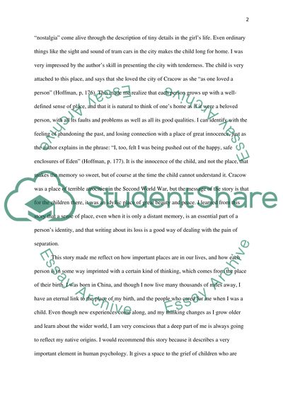 Importance Of The Homeplace And Nostalgia For It