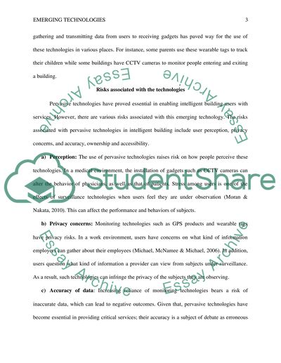 Emerging Technologies