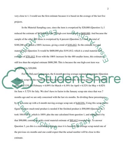 Analyzing Direct Costs
