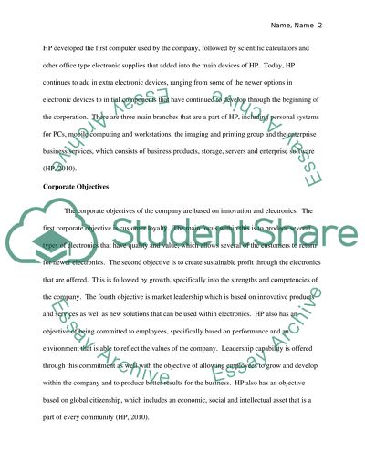 Overview of a Technology based Company