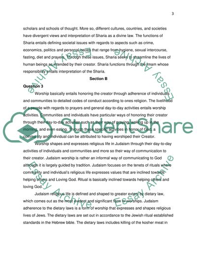 Judaism as Religious Life